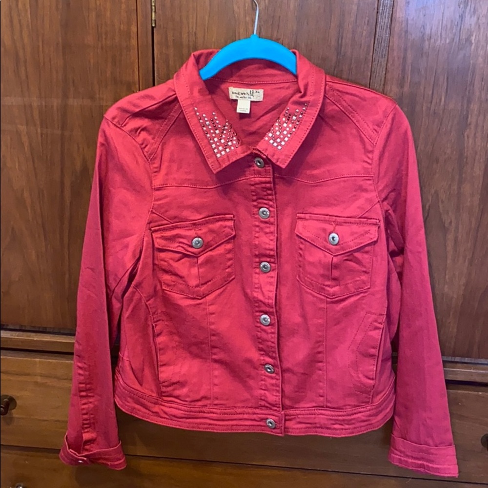 Pink jean jacket